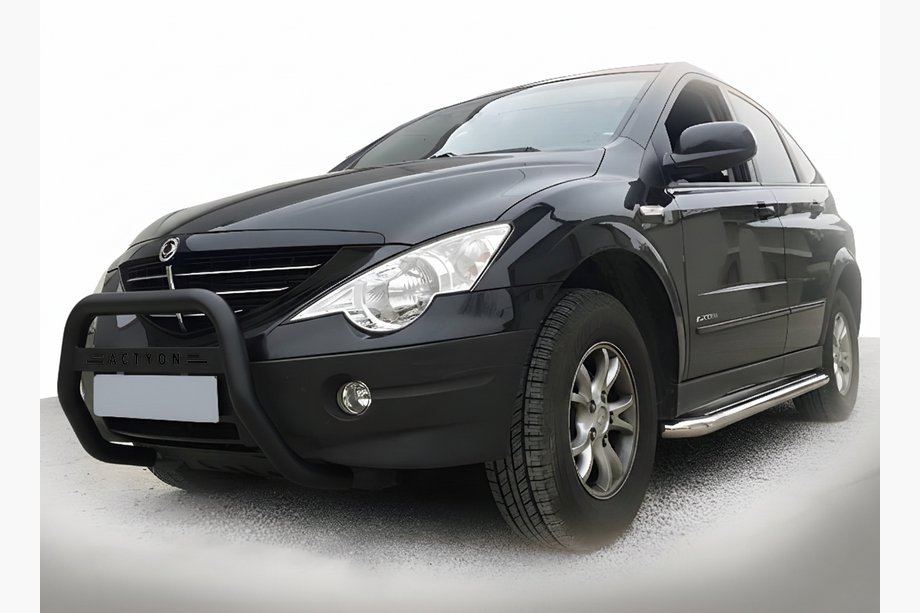 SsangYong Action 2005–2018 Priekšējais aizsargstienis WT005 Black (nerūsējošais tērauds) Image