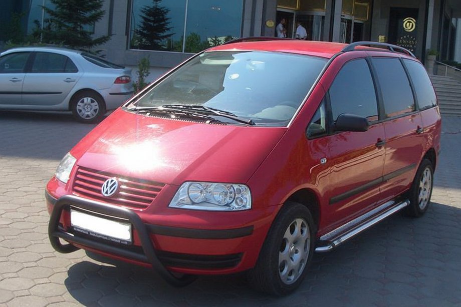 Ford Galaxy 1995–2006 Priekšējais aizsargstienis WT005 Black (nerūsējošais tērauds) Image