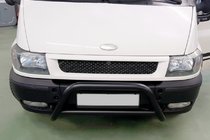 Ford Transit 2000–2014 Kengurustienis WT006 Black (nerūsējošais tērauds) foto 1