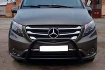 Mercedes Vito/V klase W447 2014– Bullbar WT006 Black (nerūsējošais tērauds) foto 3