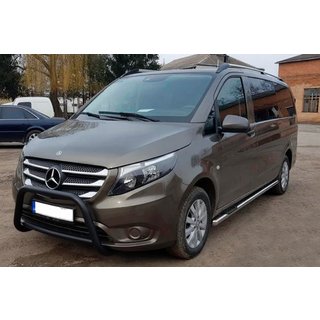 Bullbar WT006 Black (nerūsējošais tērauds) foto 2