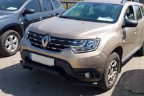 Dacia Duster 2018–2024 Priekšējais aizsargstienis WT008 Black (nerūsējošais tērauds) foto 1