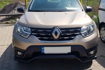 Renault Duster 2018–2024 Priekšējais aizsargstienis WT008 Black (nerūsējošais tērauds) foto 3