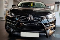 Renault Kadjar 2015–2022 Priekšējais aizsargstienis Black (nerūsējošais tērauds) foto 2