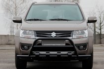 Suzuki Grand Vitara 2005–2017 Kengurins ST-WT-15 Black (nerūsējošais tērauds) foto 2