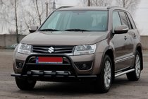 Suzuki Grand Vitara 2005–2017 Kengurins ST-WT-15 Black (nerūsējošais tērauds) foto 3