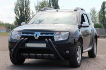 Renault Duster 2008–2017 Priekšējais aizsargstienis Kelebek WT011 Black (nerūsējošais tērauds) foto 2