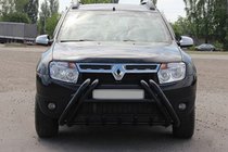 Renault Duster 2008–2017 Priekšējais aizsargstienis Kelebek WT011 Black (nerūsējošais tērauds) foto 3