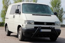 Volkswagen T4 Caravelle/Multivan 1990–2003 Priekšējais aizsargstienis Kelebek WT011 Black (nerūsējošais tērauds) foto 2