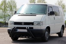 Volkswagen T4 Caravelle/Multivan 1990–2003 Priekšējais aizsargstienis Kelebek WT011 Black (nerūsējošais tērauds) foto 3