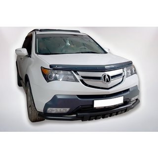 Priekšējais aizsargstienis B1-47 Black (nerūsējošais tērauds) Acura MDX 2007–2013 foto 1
