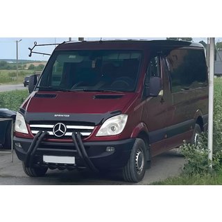 Bullbārs F1-01M Black (2006-2013, nerūsējošais tērauds) Mercedes Sprinter W906 2006–2018