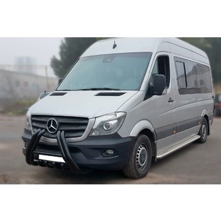 Kengurins F1-01 Black (2013-2018, nerūsējošais tērauds) Mercedes Sprinter W906 2006–2018 foto 3