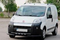 Fiat Fiorino/Qubo 2008–2024 Priekšējais aizsargstienis Shark Black (nerūsējošais tērauds) foto 1
