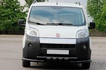 Fiat Fiorino/Qubo 2008–2024 Priekšējais aizsargstienis Shark Black (nerūsējošais tērauds) foto 2