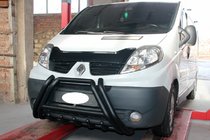 Nissan Primastar 2002–2014 Bullbar F1-01 Black (nerūsējošais tērauds) foto 3