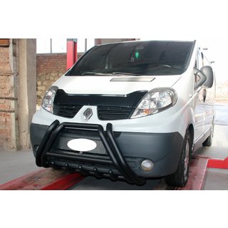 Bullbar F1-01 Black (nerūsējošais tērauds) Nissan Primastar 2002–2014 foto 3