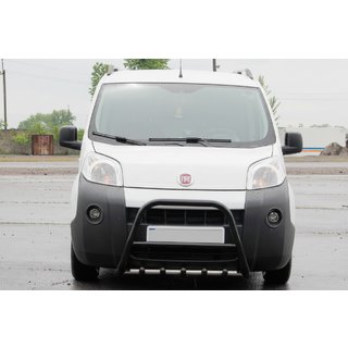 Kengurustienis WT006 Black (nerūsējošais tērauds) Fiat Fiorino/Qubo 2008–2024 foto 1