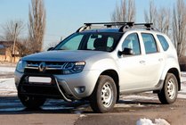 Renault Duster 2008–2017 Kengurins WT022 Black (nerūsējošais tērauds) foto 1