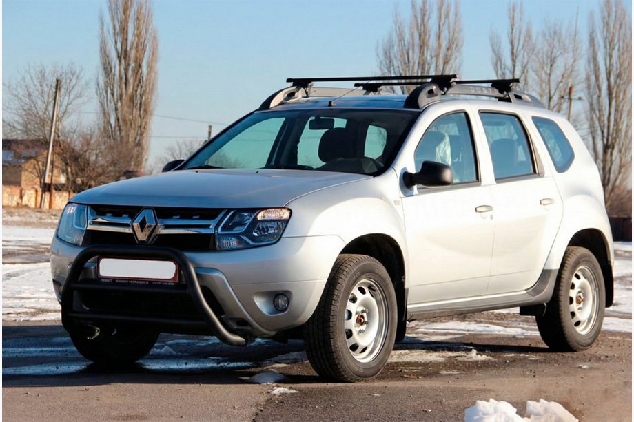 Renault Duster 2008–2017 Kengurins WT022 Black (nerūsējošais tērauds) Image