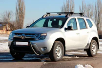 Dacia Duster 2008–2018 Kengurins WT022 Black (nerūsējošais tērauds) foto 1