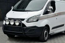 Ford Custom 2013–2022 Priekšējais aizsargstienis WT022 Black (nerūsējošais tērauds) foto 3