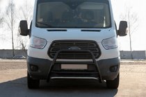 Ford Transit 2014– Priekšējais aizsargstienis WT022 Black (nerūsējošais tērauds) foto 3