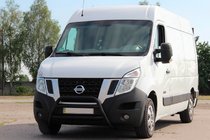 Renault Master 2011–2023 Priekšējais aizsargstienis WT022 Black (nerūsējošais tērauds) foto 2