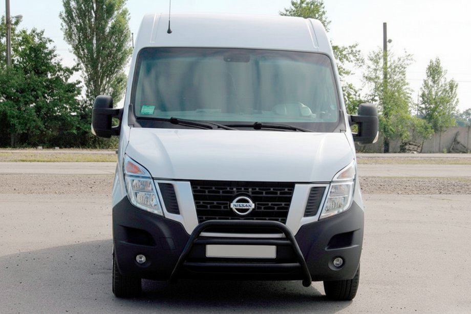 Renault Master 2011–2023 Priekšējais aizsargstienis WT022 Black (nerūsējošais tērauds) Image