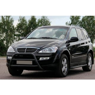 Kengurins WT022 Black (nerūsējošais tērauds) SsangYong Kyron 2005–2014 foto 1