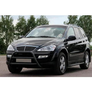 Kengurins WT022 Black (nerūsējošais tērauds) SsangYong Kyron 2005–2014 foto 1