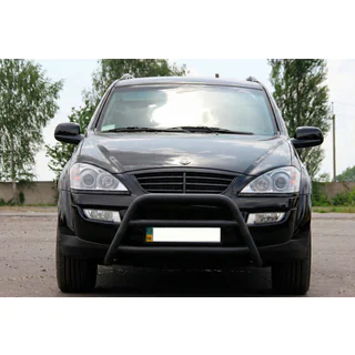 Kengurins WT022 Black (nerūsējošais tērauds) SsangYong Kyron 2005–2014 foto 2