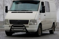 Volkswagen LT 1995–2006 Kengurins WT022 Black (nerūsējošais tērauds) foto 1