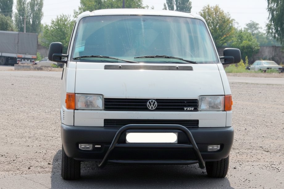 Volkswagen T4 Caravelle/Multivan 1990–2003 Kengurins WT022 Black (nerūsējošais tērauds) Image