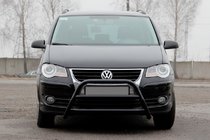 Volkswagen Touran 2003–2010 Kengurins WT022 Black (nerūsējošais tērauds) foto 2