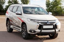 Mitsubishi Pajero Sport 2015– Kengurins WT022 Black (nerūsējošais tērauds) foto 2