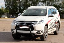 Mitsubishi Pajero Sport 2015– Kengurins WT022 Black (nerūsējošais tērauds) foto 3