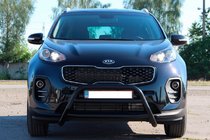 Kia Sportage 2015–2021 Ķengurbārs WT023 Black (nerūsējošais tērauds) foto 1