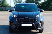 Kia Sportage 2015–2021 Ķengurbārs WT023 Black (nerūsējošais tērauds) foto 4