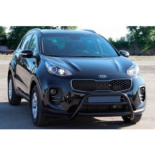 Ķengurbārs WT023 Black (nerūsējošais tērauds) Kia Sportage 2015–2021 foto 2