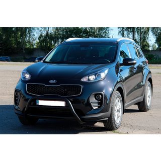 Ķengurbārs WT023 Black (nerūsējošais tērauds) Kia Sportage 2015–2021 foto 3