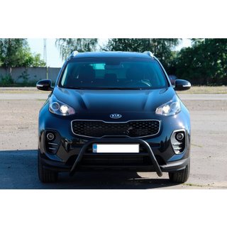Ķengurbārs WT023 Black (nerūsējošais tērauds) Kia Sportage 2015–2021 foto 4