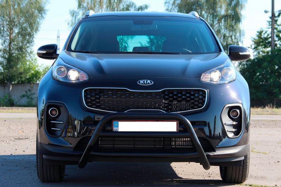 Kia Sportage 2015–2021 Ķengurbārs WT023 Black (nerūsējošais tērauds) Image