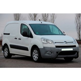 Aizsargstienis (bullbar) WT007 Black (nerūsējošais tērauds) Citroen Berlingo 2008–2018 foto 1