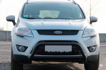 Ford Kuga 2008–2013 Aizsargstienis (bullbar) WT007 Black (nerūsējošais tērauds) foto 1
