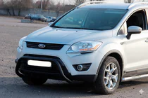 Ford Kuga 2008–2013 Aizsargstienis (bullbar) WT007 Black (nerūsējošais tērauds) foto 2
