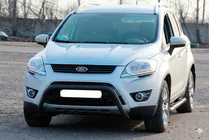 Ford Kuga 2008–2013 Aizsargstienis (bullbar) WT007 Black (nerūsējošais tērauds) foto 3