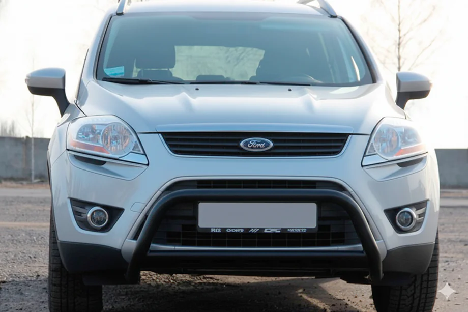 Ford Kuga 2008–2013 Aizsargstienis (bullbar) WT007 Black (nerūsējošais tērauds) Image