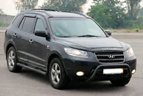 Hyundai Santa Fe 2 2006–2012 Aizsargstienis (bullbar) WT007 Black (nerūsējošais tērauds) foto 2