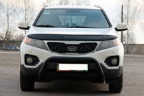 Kia Sorento II XM 2009–2014 Aizsargstienis (bullbar) WT007 Black (nerūsējošais tērauds) foto 1